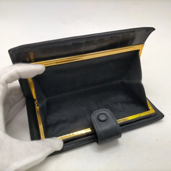 Chanel Long Wallet Black Caviar Skin mon-375-091325 - Picture 6 of 10